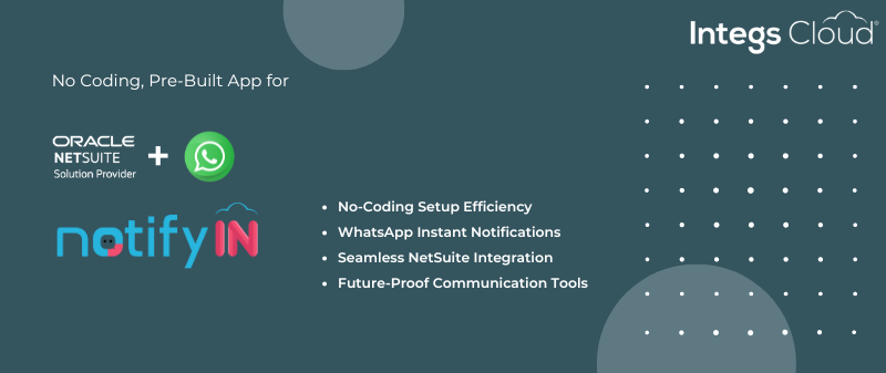 notifyIN for WhatsApp and NetSuite Integration