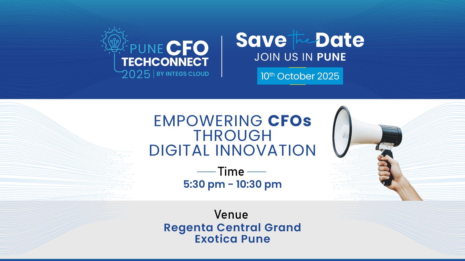 CFO TechConnect 2025 event banner