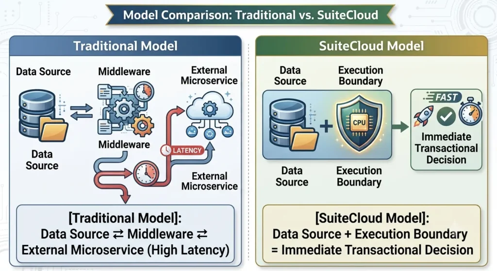 Traditional Model Vs SuiteCloud Model