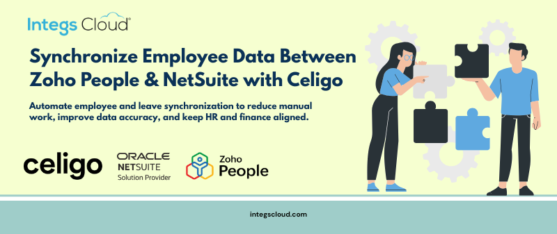 Zoho People-NetSuite ERP Integration with Celigo