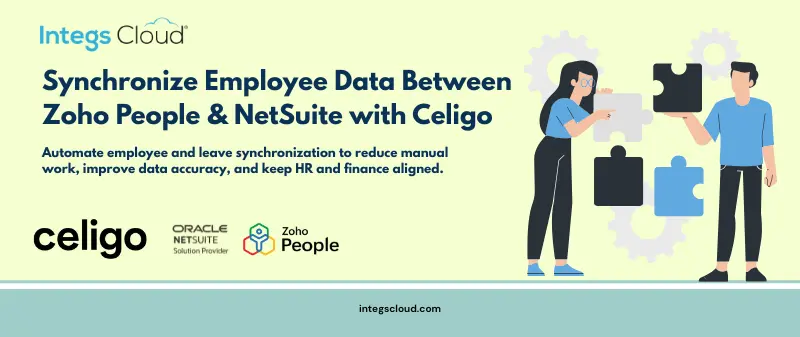 Zoho People to Oracle NetSuite Integration with Celigo