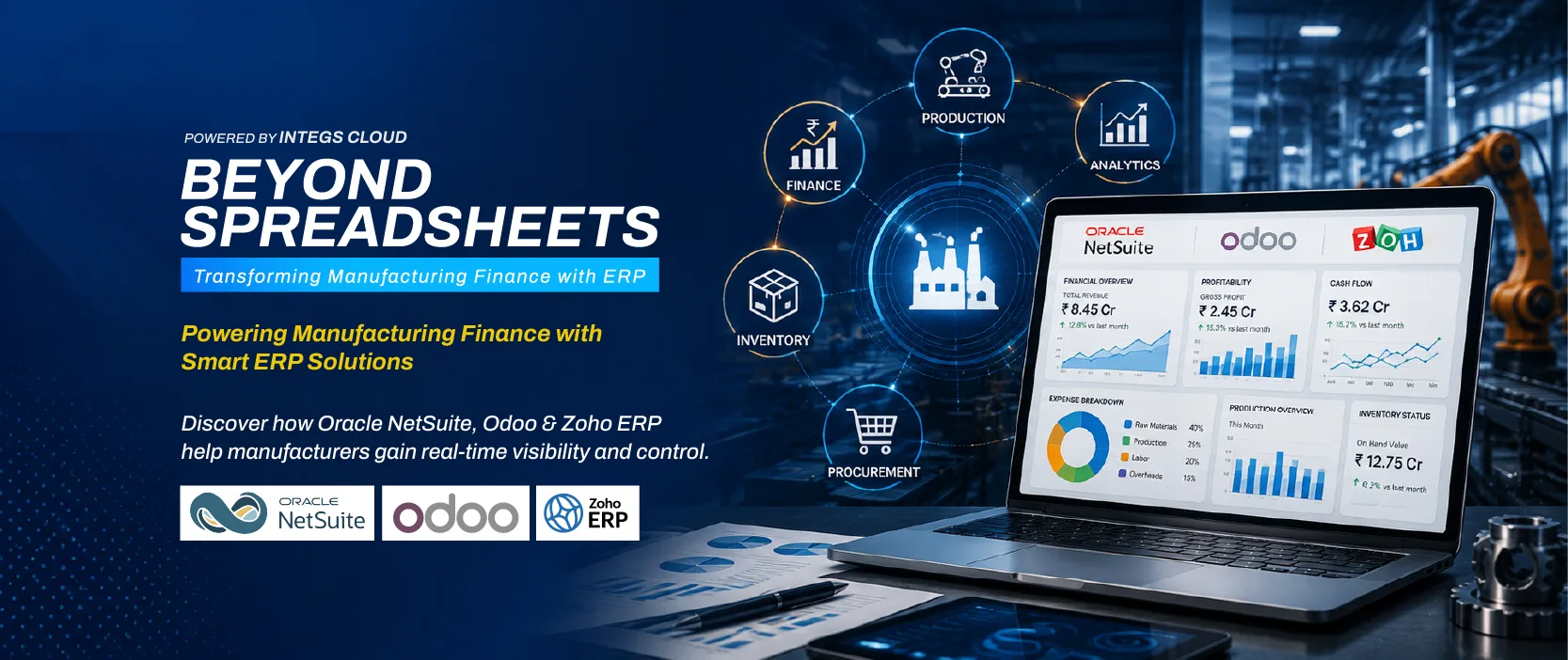 Beyond Spreadsheets Transform Manufacturing Finance with ERP_banner